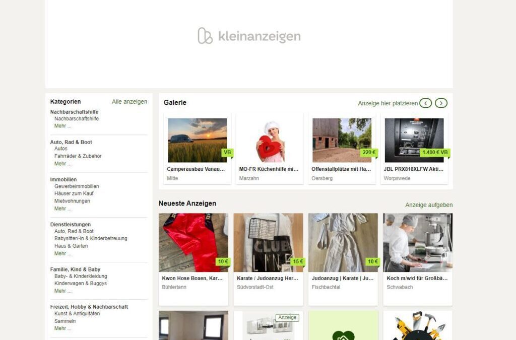 Kleinanzeigen ohne : Namensänderung und Design-Update im Mai